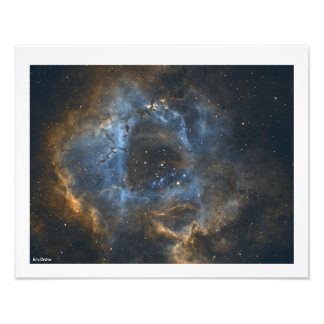 Rosette Nebula With Border by Eric Dreher Photo Print