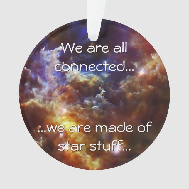 Rosette Nebula's Stellar Nursery Ornament (Front)