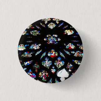 Rosette of Notre-Dame, Paris 3 Cm Round Badge