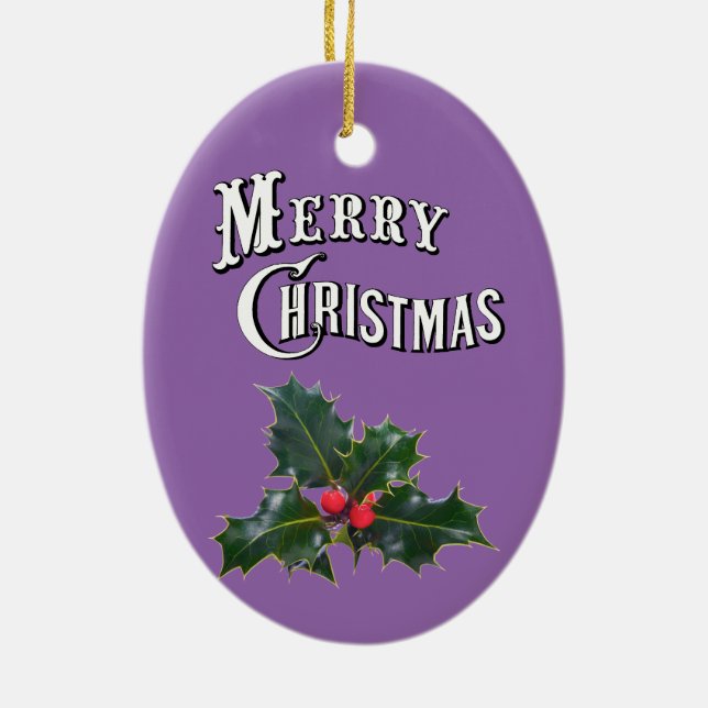 Rosette Succulent visitors Ceramic Tree Decoration (Back)