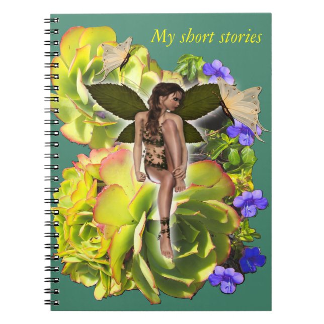 Rosette Succulent visitors Notebook (Front)