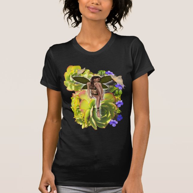 Rosette Succulent visitors T-Shirt (Front)