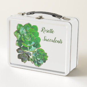 Rosette Succulents Lunch Box