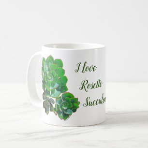 Rosette Succulents Mug