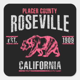 Roseville Square Sticker