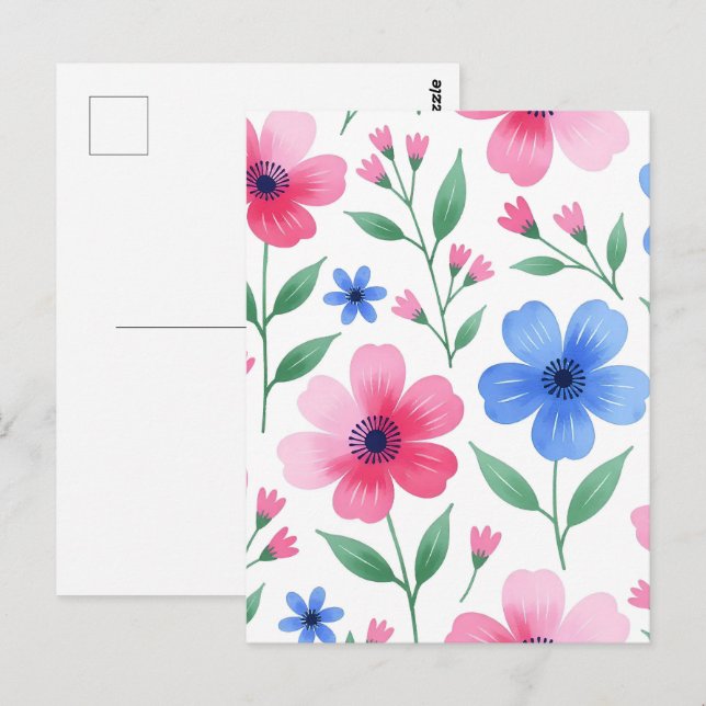 Rosewater Bloom Delight Postcard (Front/Back)