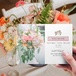 Rosewater Small Business Marketing Postcard