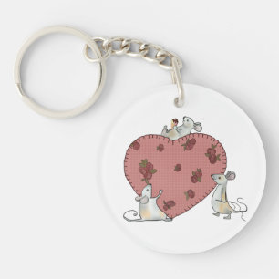 rosewood key ring
