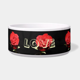 Rosey Dog Bowl