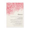 Rosey Light Shower Wedding Information Insert Card