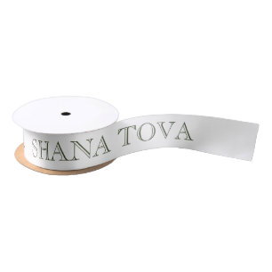 Rosh Hashana Ribbon Parisian Inspired Theme Satin Ribbon