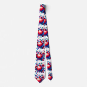 Rosh Hashana Water colour Pomegranate  Tie