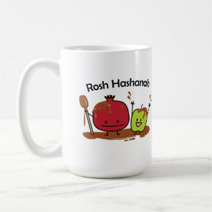 Rosh Hashanah apple pomegranate honey Jewish new Coffee Mug