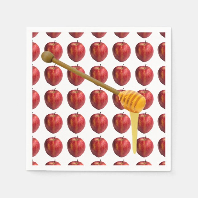 Rosh Hashanah Apples & Honey Napkin (Front)