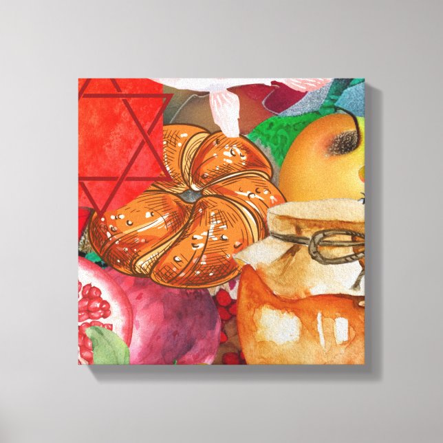 Rosh Hashanah Canvas Art (Front)