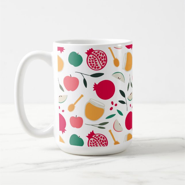 Rosh Hashanah Coffee Mug (Left)