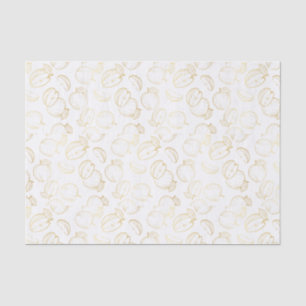 Rosh Hashanah Gold Apples Shana Tova Elegant  Tissue Paper