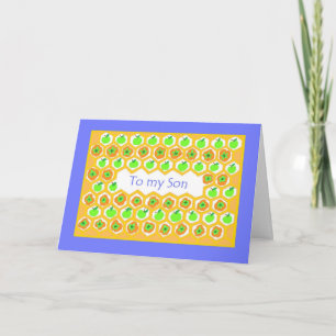 Rosh Hashanah Greeting Card for a Son
