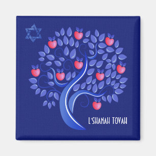 Rosh Hashanah. Jewish New Year Gift Magnet