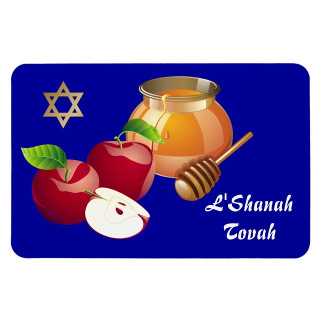 Rosh Hashanah | Jewish New Year Gift  Magnet (Horizontal)