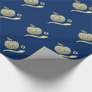 Rosh Hashanah, Jewish New Year Gift Wrapping Paper
