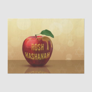 Rosh Hashanah Jewish New Year Honey Apple Tissue Paper