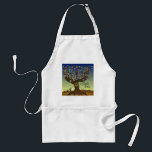 Rosh Hashanah L'Shanah Tovah Tree Of Life Menorah Standard Apron<br><div class="desc">You are viewing The Lee Hiller Designs Collection of Home and Office Decor,  Apparel,  Gifts and Collectibles. The Designs include Lee Hiller Photography and Mixed Media Digital Art Collection. You can view her Nature photography at http://HikeOurPlanet.com/ and follow her hiking blog within Hot Springs National Park.</div>