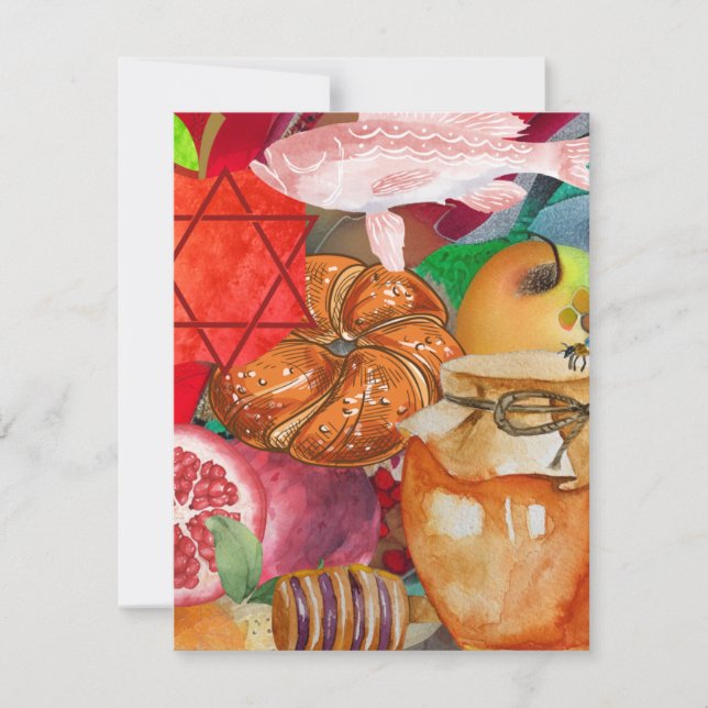 Rosh Hashanah Note Cards (Front)