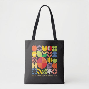Rosh Hashanah Personalised Modern Jewish New Year Tote Bag