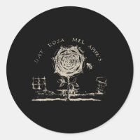 Rosicrucian Emblem Dat Rosa Mel Apibus Hermetic