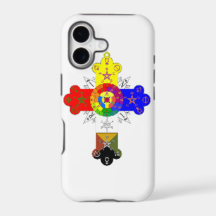 Rosicrucian Rose Cross Lamen iPhone Case