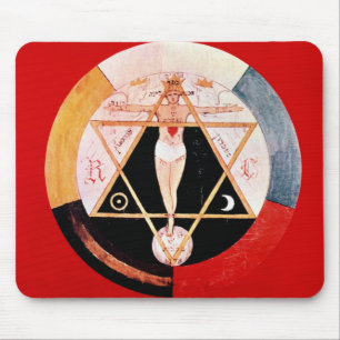 Rosicrucian symbol of the Hermetic Order Mouse Pad