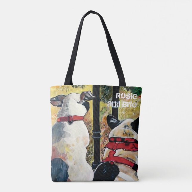 Rosie and Brie Tote Bag (Back)