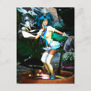 Rosie Elvin Fantasy Anime Postcard