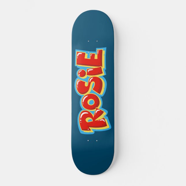 Rosie graffiti skateboard (Front)