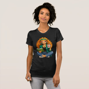 Rosie Max Cartoon Girl T-Shirt – Cute Orange Curly
