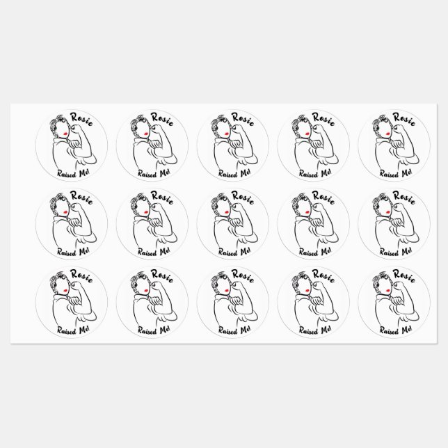 Rosie Raised Decade - Canvas Print (Sheet)