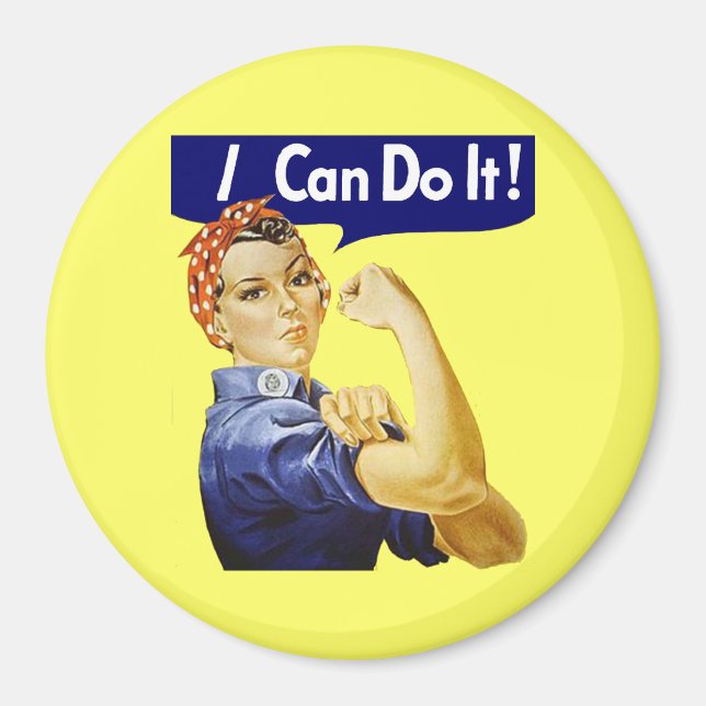 Rosie Riveter - I Can Do It Magnet (Front)