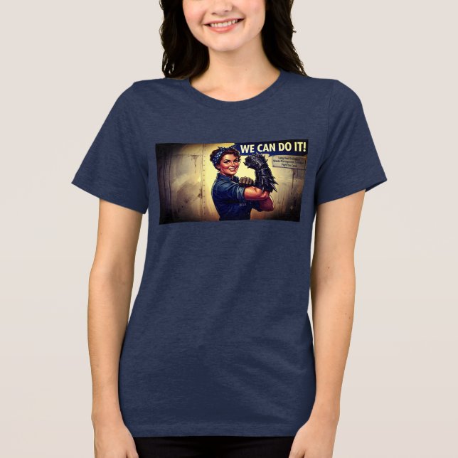 Rosie the Crawler Tri-Blend Shirt (Front)