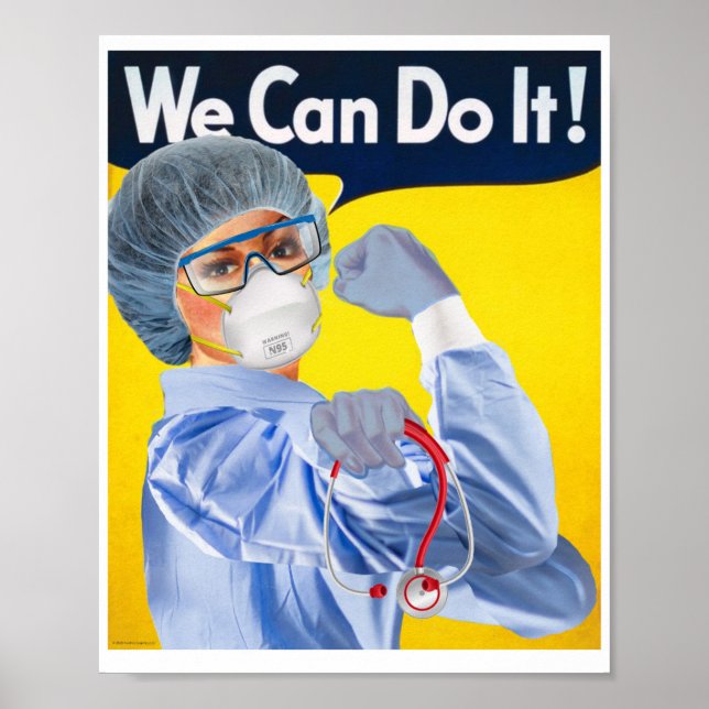 Rosie the Medical Professional Poster - small (Front)