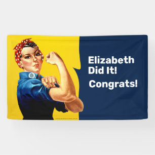 Rosie the Riveter   Banner   Personalise
