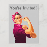 Rosie The Riveter - Cancer Pink