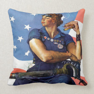 "Rosie the Riveter" Cushion