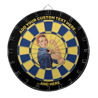 Rosie the Riveter Dartboard