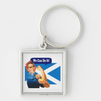 Rosie the Riveter for Scottish Independence Key Ring