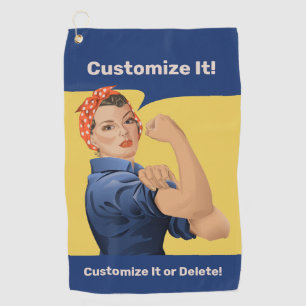Rosie the Riveter Golf Towel