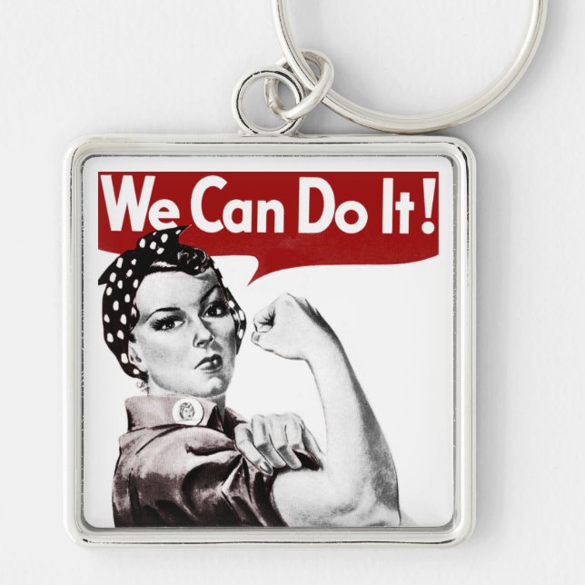 +{ Rosie the Riveter }+ Key Ring (Front)