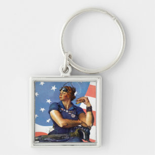 "Rosie the Riveter" Key Ring