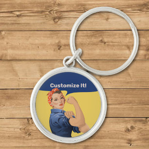 Rosie the Riveter Key Ring