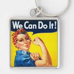 Rosie The Riveter Key Ring